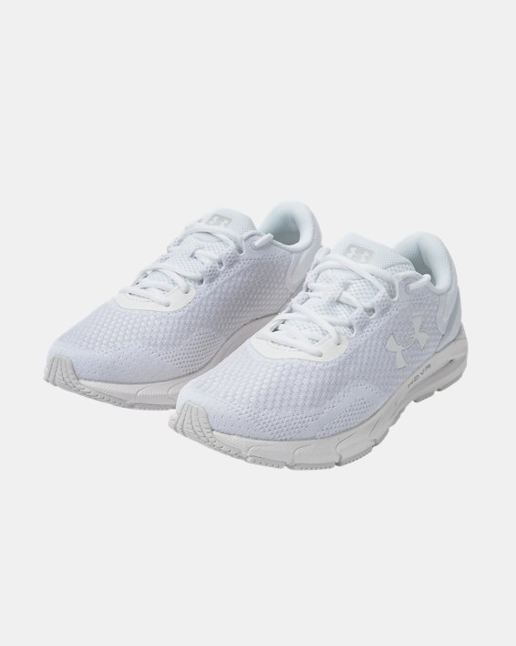 Men's UA HOVR™ Intake 6 Running Shoes in White image number 3